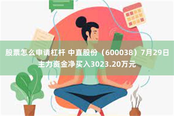 股票怎么申请杠杆 中直股份（600038）7月29日主力资金净买入3023.20万元