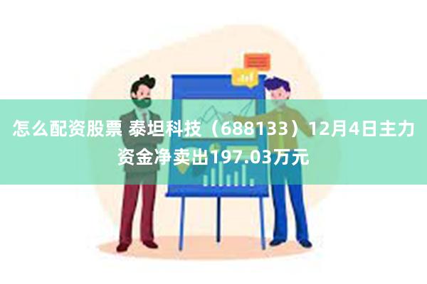 怎么配资股票 泰坦科技（688133）12月4日主力资金净卖出197.03万元