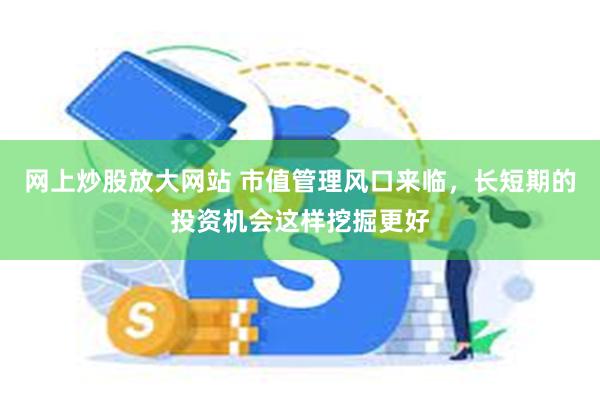 网上炒股放大网站 市值管理风口来临，长短期的投资机会这样挖掘更好