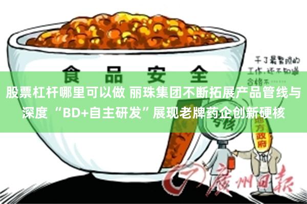 股票杠杆哪里可以做 丽珠集团不断拓展产品管线与深度 “BD+自主研发”展现老牌药企创新硬核