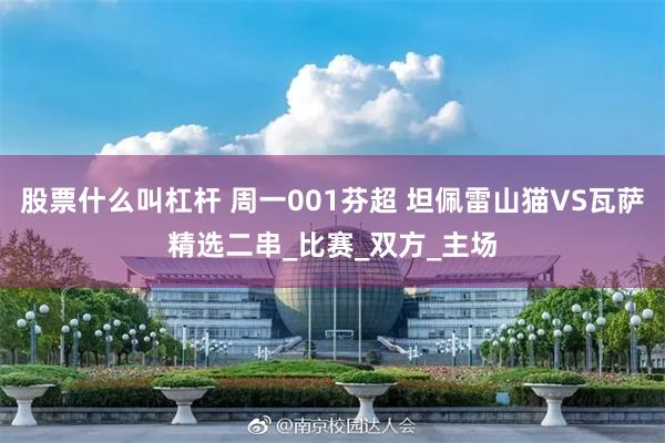 股票什么叫杠杆 周一001芬超 坦佩雷山猫VS瓦萨精选二串_比赛_双方_主场